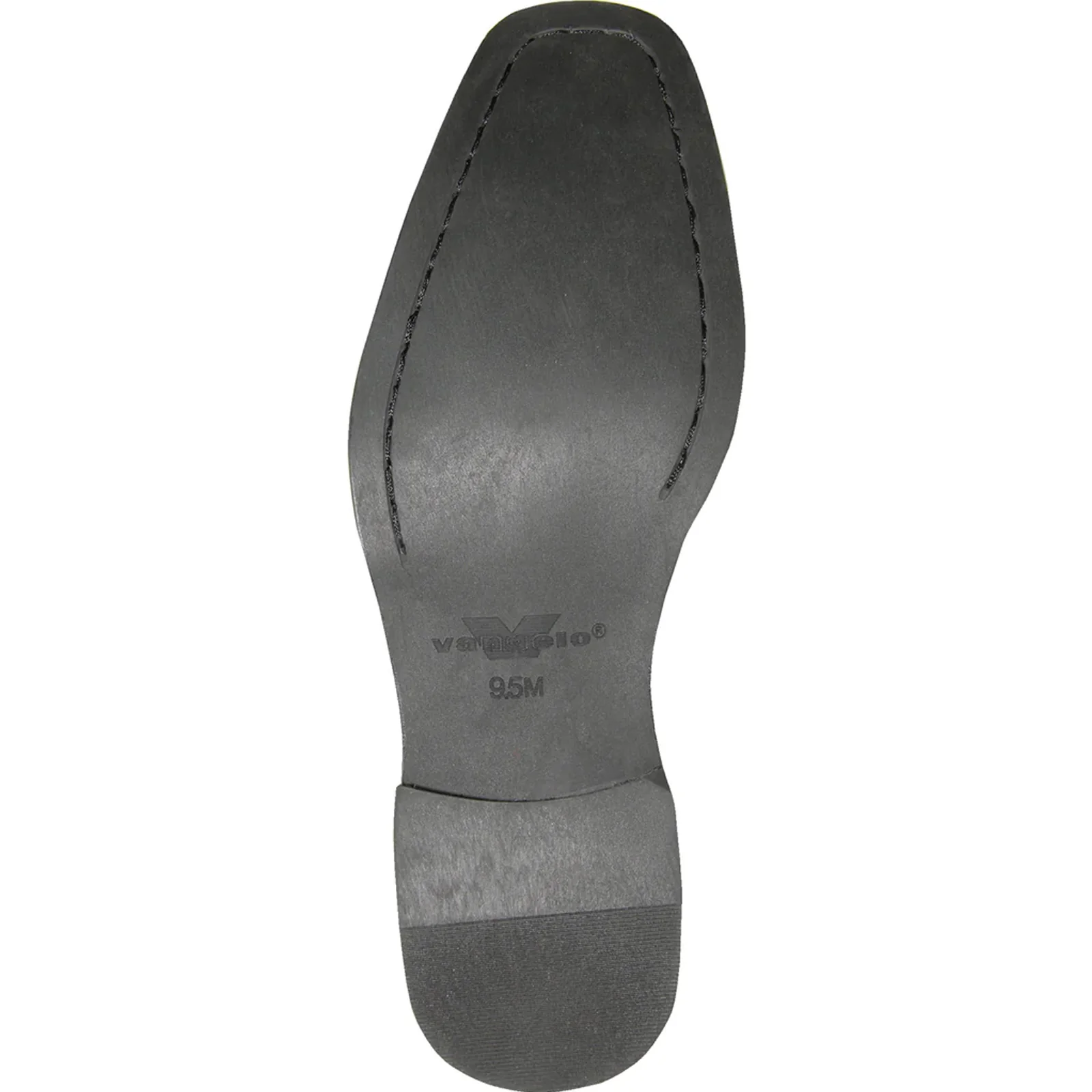 Mens Classic Moc Toe Shiny Patent Tuxedo Prom Shoe in Black - Image 7